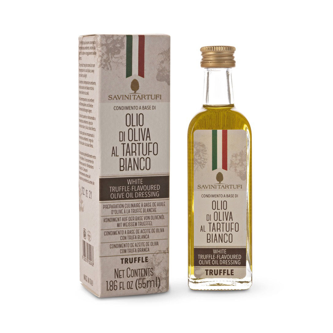 HUILE D'OLIVE A LA TRUFFE BLANCHE - 55ml - Savini Tartufi